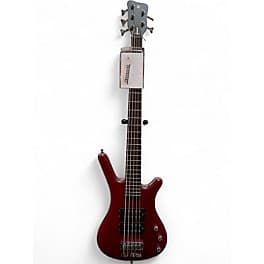 RockBass by Warwick CORVETTE $$ Satin Red Electric Bass Guitar