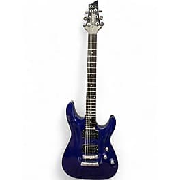 Schecter Guitar Research Omen 6 Blue Solid Body Electric Guitar