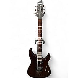 Schecter Guitar Research Omen 6 Satin Walnut Solid Body Electric Guitar