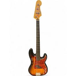 Squier Vintage Modified Fretless Precision Bass Sunburst Electric Bass Guitar