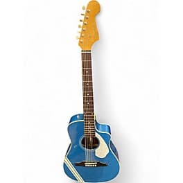 Fender MALIBU MUSTANG CE BLUE Acoustic Electric Guitar