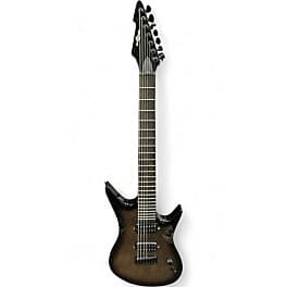 Gear4music HARLEM 7 STRING GUITAR Trans Brown Solid Body Electric Guitar