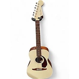 Fender Malibu Player Olympic White Acoustic Electric Guitar