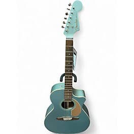 Fender Newporter Player Ocean Teal Acoustic Electric Guitar