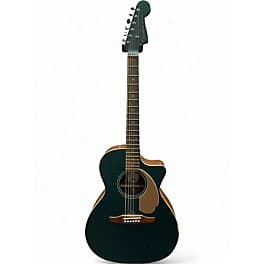 Fender Newporter Player Ocean Turquoise Acoustic Electric Guitar