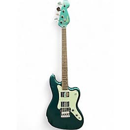 Squier PARANORMAL RASCAL BASS HH Sherwood Green Metallic Electric Bass Guitar