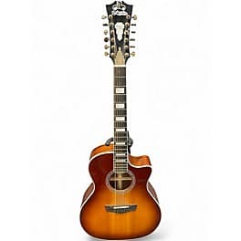 D'Angelico Premier FULTON 2 Color Sunburst 12 String Acoustic Electric Guitar