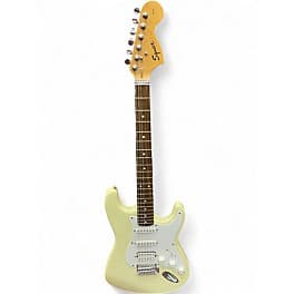 Squier Affinity Stratocaster Antique White Solid Body Electric Guitar