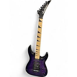 Jackson JS34Q Dinky Purple Solid Body Electric Guitar