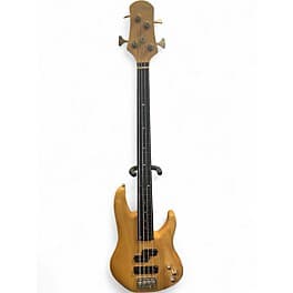 F Brock Fretless Bass Natural Electric Bass Guitar