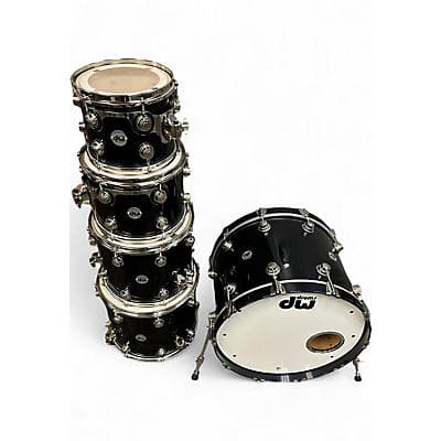 2024 DW 5 Piece SSC Collector's Series BLACK KNIGHT LAQUER Drum Kit