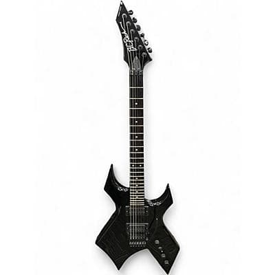 B.C. Rich Warlock Legacy Floyd Rose Black Solid Body Electric Guitar