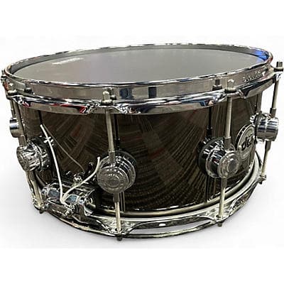 DW 14X6.5 Collector's Series Snare BLACK NICKEL BRASS Drum
