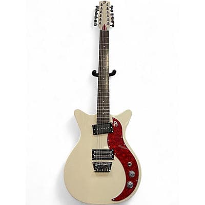 Danelectro 59X12 12 String Guitar Cream Solid Body Electric Guitar