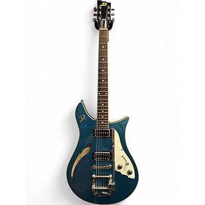 Duesenberg Double Cat CATALINA BLUE Hollow Body Electric Guitar