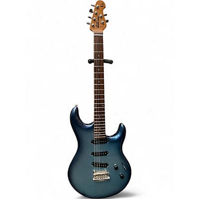 Ernie Ball Music Man Luke 4 SSS Diesel Blue Solid Body Electric Guitar