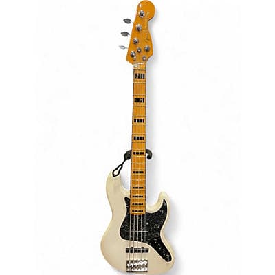 Fender American Ultra Jazz Bass V ARCTIC PEARL Electric Bass Guitar