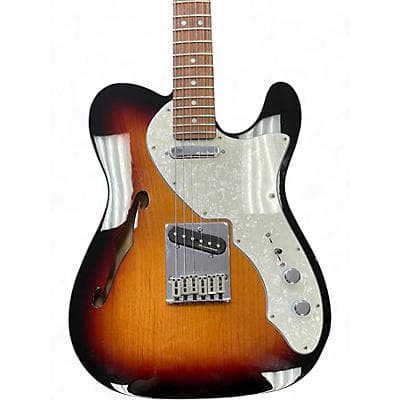 Fender Deluxe Thinline Telecaster 3 Color Sunburst Hollow Body Electric Guitar