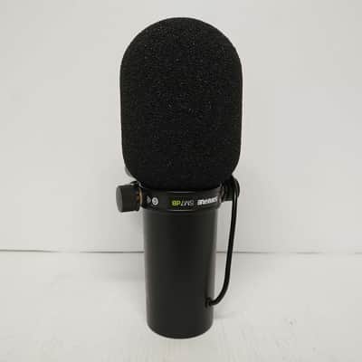 Shure SM7dB Cardioid Dynamic Microphone with Built-In Preamp 2023 - Present - Black