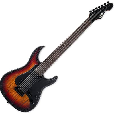 ESP LTD SN-1007B Baritone Guitar Fire Blast