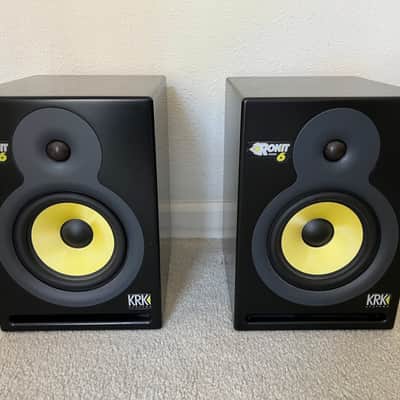 KRK RP-6 Rokit 2-Way 6" Active Studio Monitor (Pair) 2007 - 2008 - Black