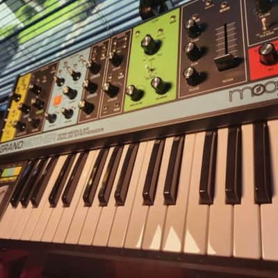 Moog Grandmother 32-Key Semi-Modular Analog Synthesizer 2018 - Present - Black / Multi-Colored Panel