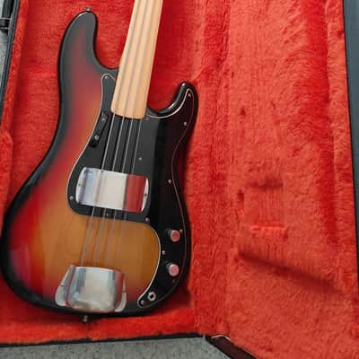 Fender Precision Bass USA, 1978, fretless, case