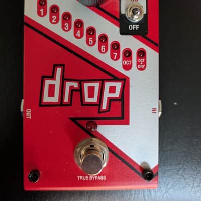 DigiTech Drop Compact Polyphonic Pitch-Shifter 2010s - Red