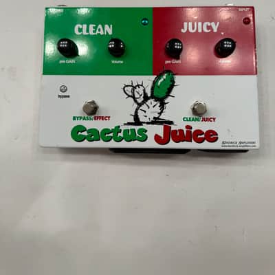 Kendrick Amplifiers Cactus Juice Clean Boost Overdrive Rare Guitar Effect Pedal