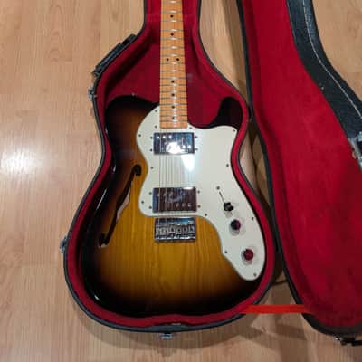 2010 Fender Thinline Telecaster - 2-tone sunburst HSC