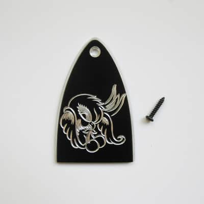 Free shipping Hand engraved bird pattern aluminum truss rod cover fits PRS electric guitars prs-AB2
