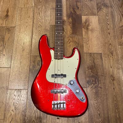 FENDER 62 Jazz Bass Relic Custom Shop 2012 Candy Apple Red