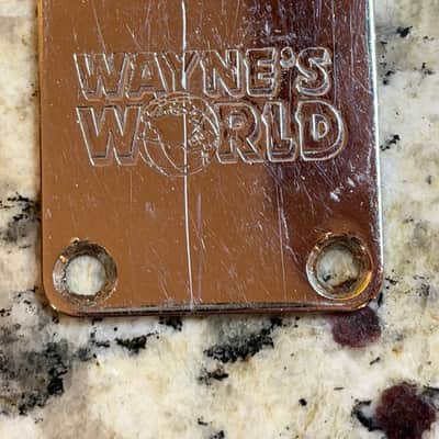 Squier Wayne's World Stratocaster Neck Plate
