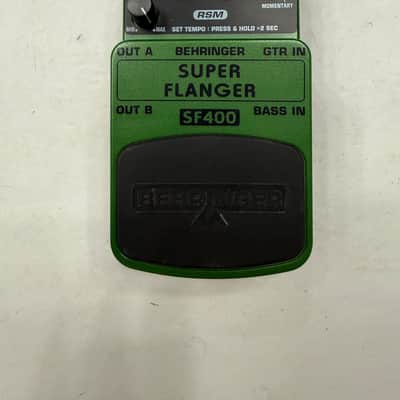 Behringer SF400 Super Flanger Analog Stereo Rare Guitar Effect Pedal