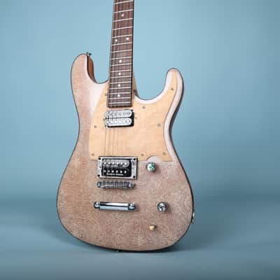 Wanderkauven Custom Shop White Paisley Electric Guitar