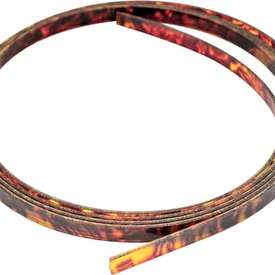 Plastic Guitar Binding Purfling Strip 1650 x 6 x 1.5 mm, Tortoise Shell