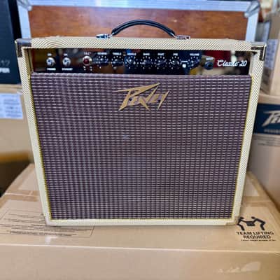 Peavey Classic 20 Guitar Combo Amplifier 1x12” Tweed ( 20W/5W/1W) Recording USB Interface