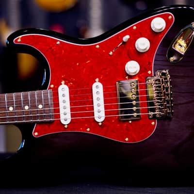Suhr Classic S Custom Trans Black Burst Rosewood Neck & Gold Package 85906