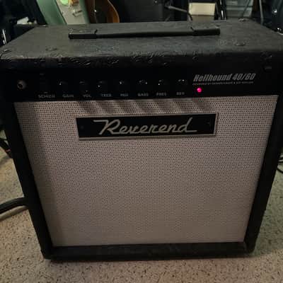 2001 Reverend Hellhound 40/60 1x12" Tube Guitar Combo 2000s - Black
