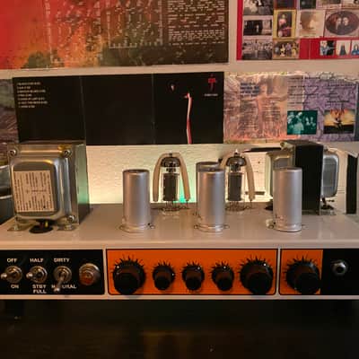 MODDED Orange Brent Hinds Terror 2-Channel 15-Watt Guitar Amp Head 2018 - 2019 - White