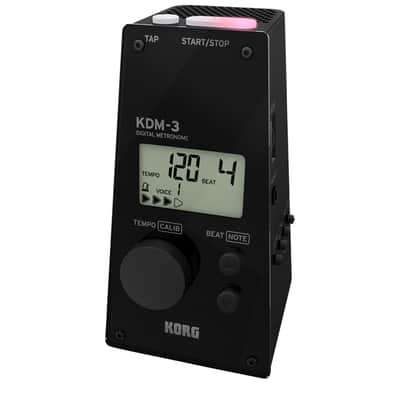 Korg KDM-3 Digital Metronome, Black