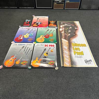 Vintage Gibson Posters Gibson Banner Gibson Decor Gibson Guitar Books Lot #2765
