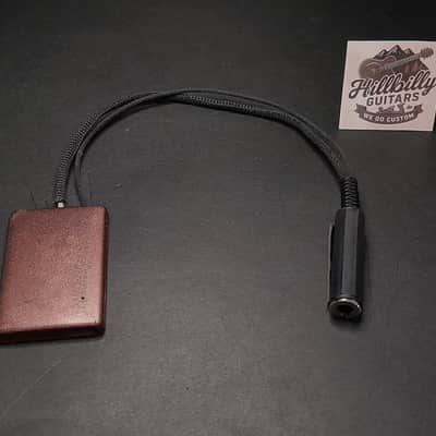 Hillbilly Guitars Red Ultra Thin Surface Mount Humbucker Pickup, Resonator, Acoustic