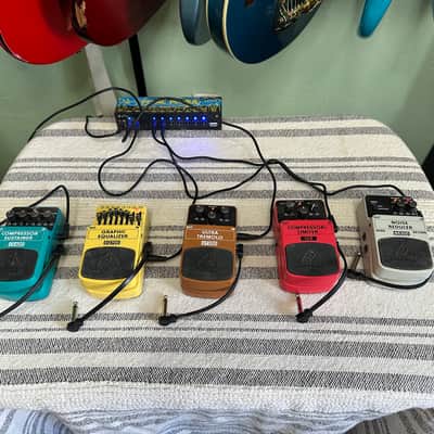 Behringer Pedal Bundle – Compressor, EQ, Tremolo, Noise Reducer – Full Starter Rig