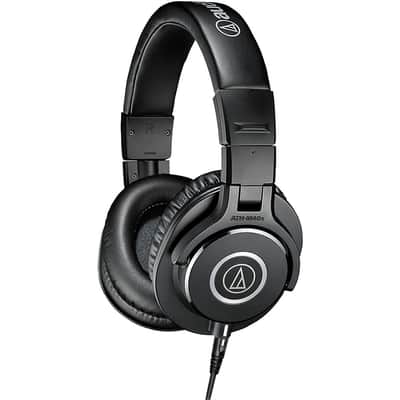 Audio-Technica ATH-M40x Closed-Back Professional Studio Monitor Headphones Regular Black