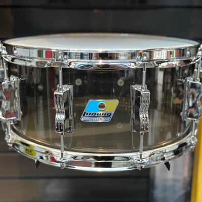 Ludwig 6 1/2" x 14" Vistalite Snare Drum w/P88 Strainer in Bronze