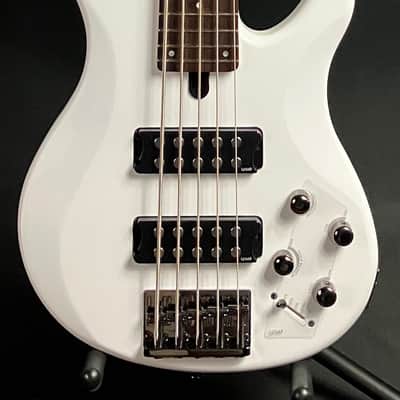 Yamaha TRBX305WH 5-String Electric Bass Guitar Gloss White Finish