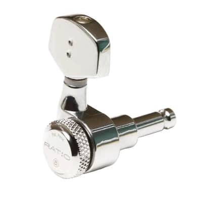 Graph Tech Ratio Electric Locking 3x3 Tuners Contemporary Chrome PRL-8311-C0