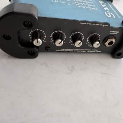 Samson S-Amp S Class Mini Stereo Headphone Amplifier 2010s - Blue/Black