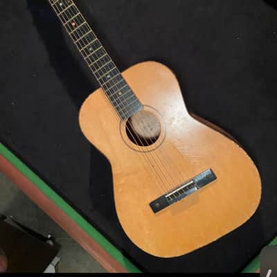 1930s Harmony Supertone Parlor Guitar – Ladder-Braced Vintage Blues Box